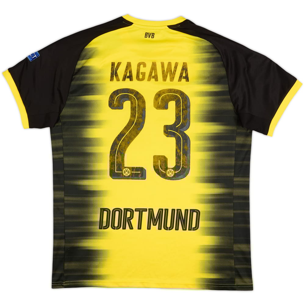2017-18 Borussia Dortmund European Home Shirt Kagawa #23 - 5/10 - (L)