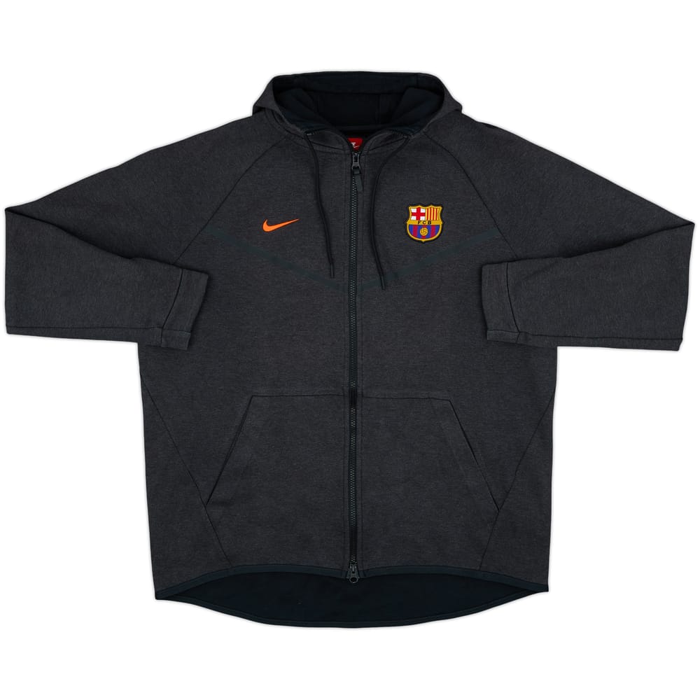 2017-18 Barcelona Nike Hooded Track Jacket - 10/10 - (XL)