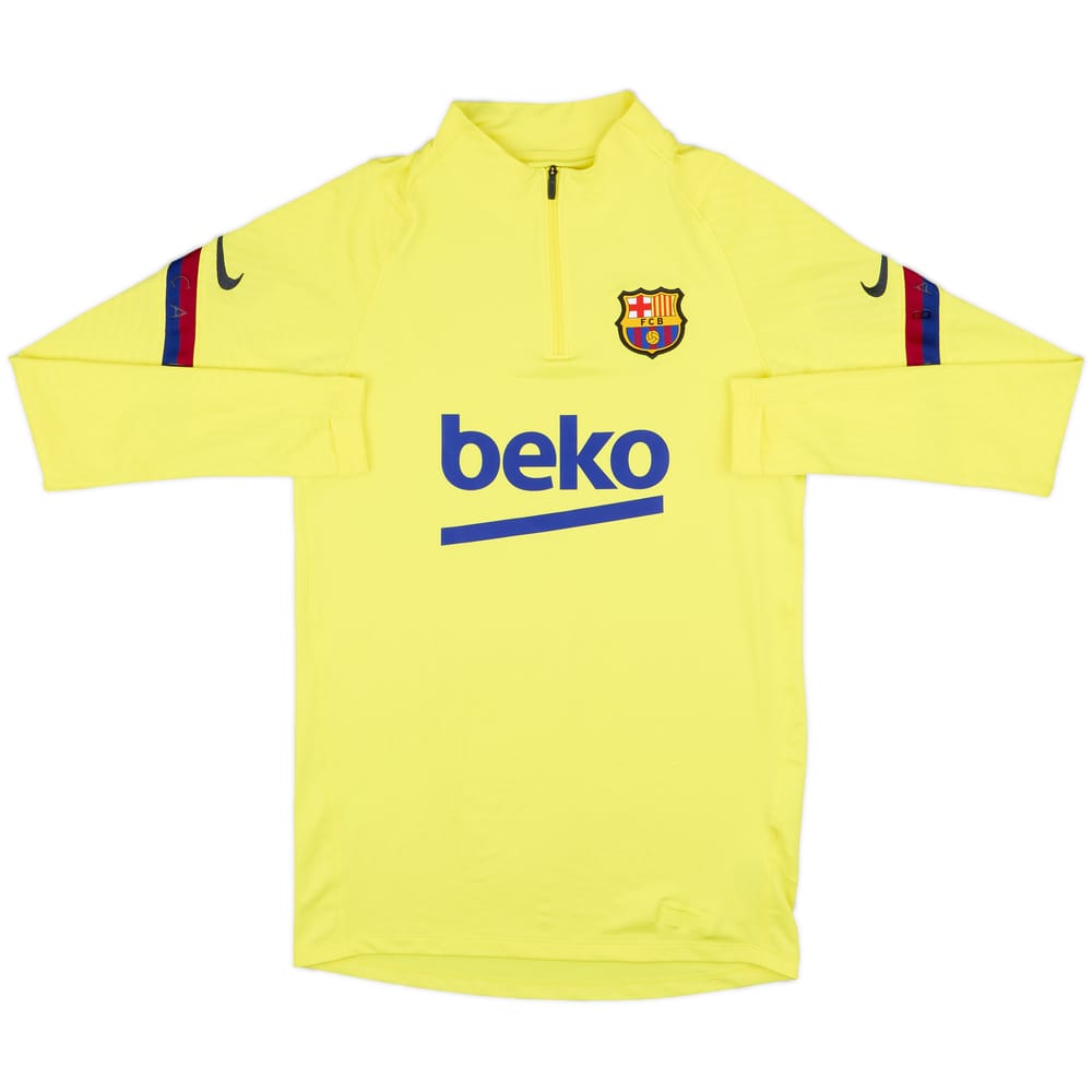 2020-21 Barcelona Nike 1/4 Zip Drill Top - 10/10 - (S)
