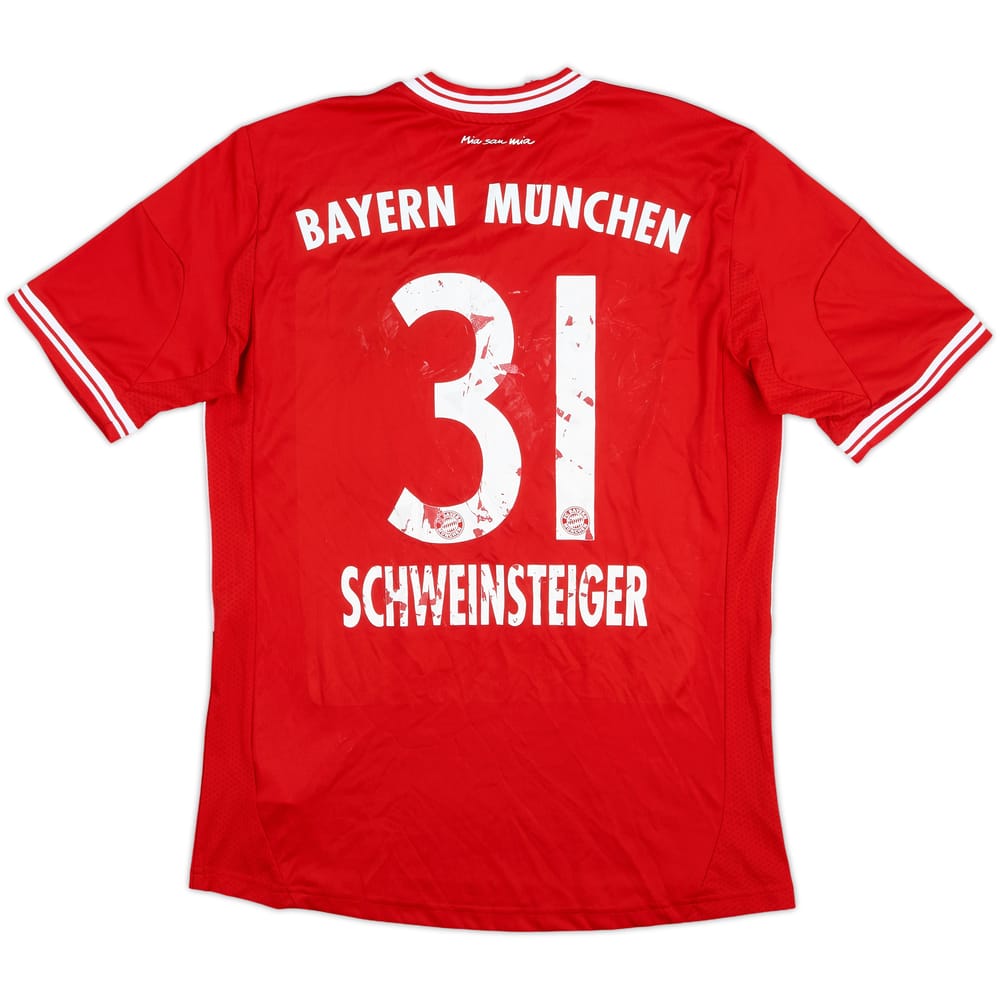 2013-14 Bayern Munich Home Shirt Schweinsteiger #31 - 5/10 - (XL.Boys)