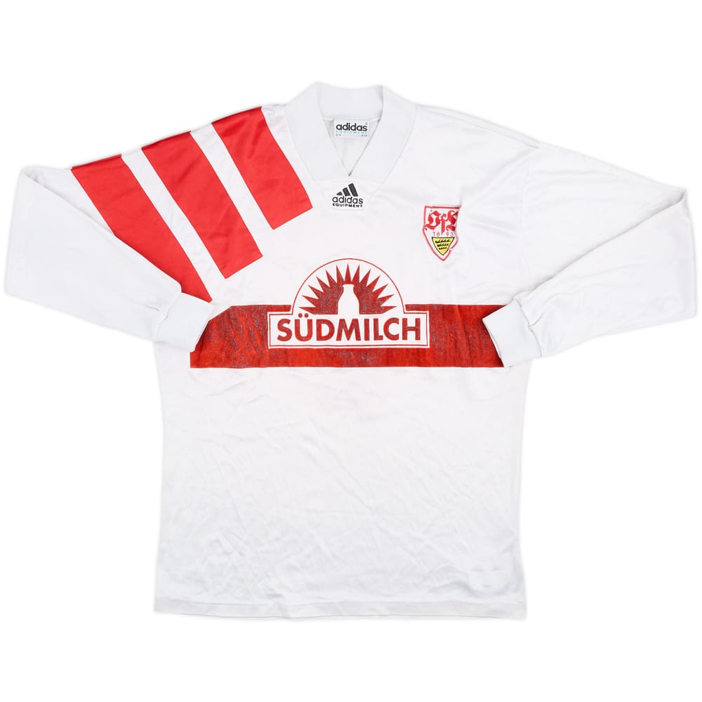 1992-93 Stuttgart Match Issue Home L/S Shirt #2