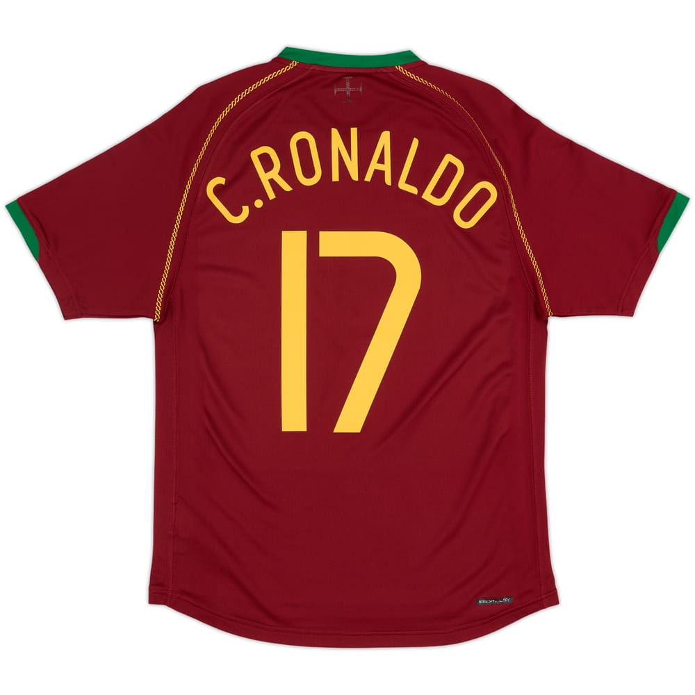2006-08 Portugal Home Shirt C.Ronaldo #17 - 8/10 - (S)