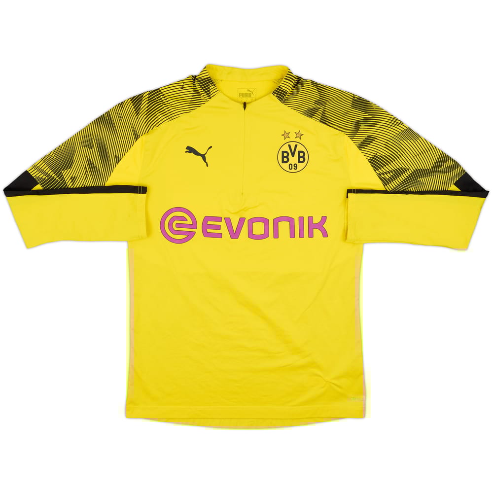 2019-20 Borussia Dortmund Puma 1/4 Zip Drill Top - 8/10 - (M)