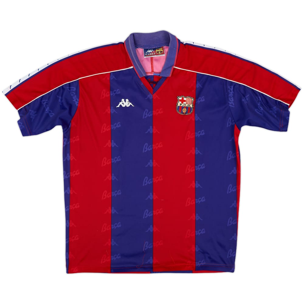 1992-95 Barcelona Home Shirt - 8/10 - (L)