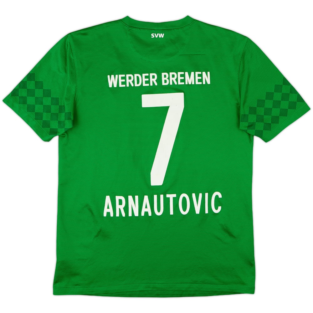 2011-12 Werder Bremen Home Shirt Arnautovic #7 - 6/10 - (S)