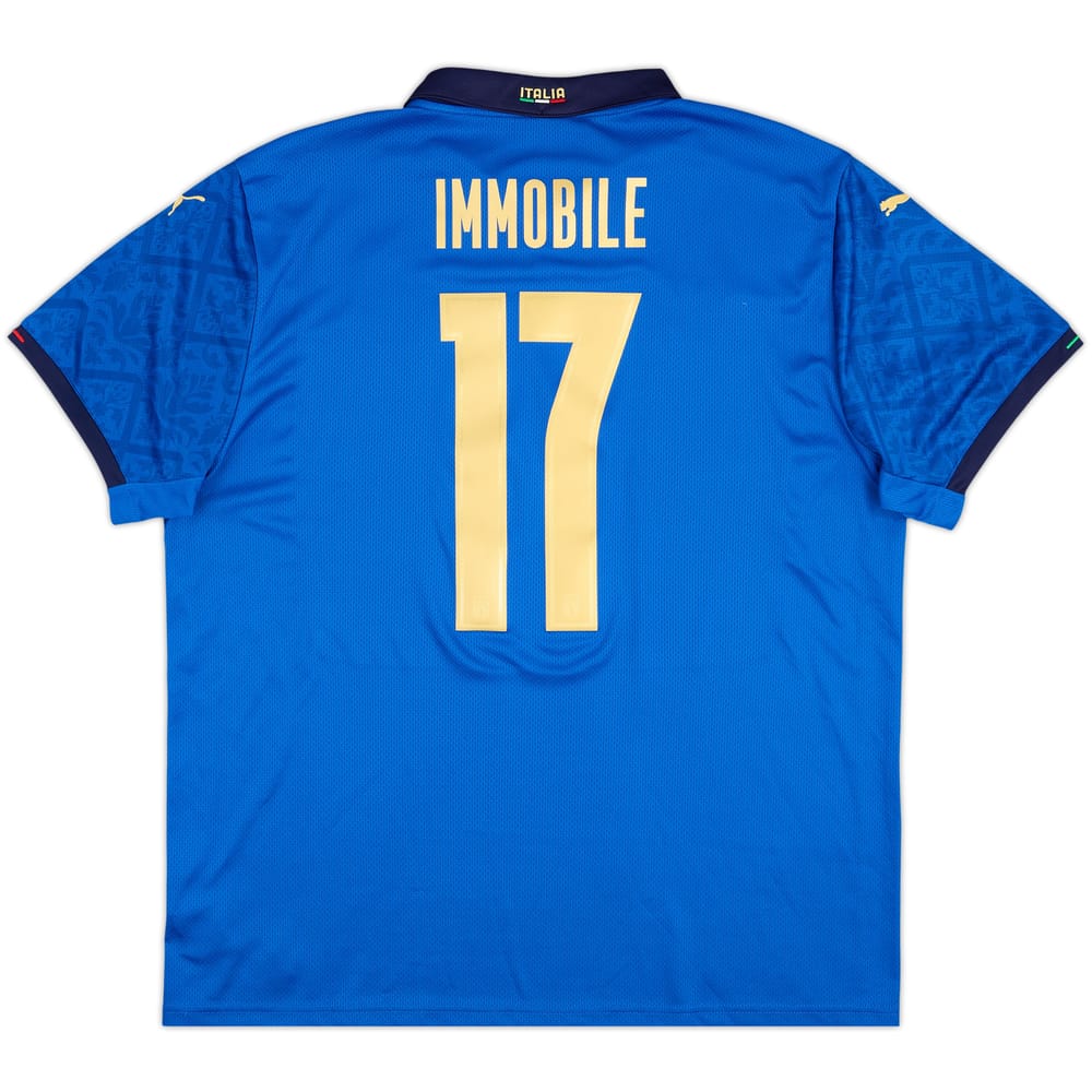2020-21 Italy Home Shirt Immobile #17 - 10/10 - (XXL)