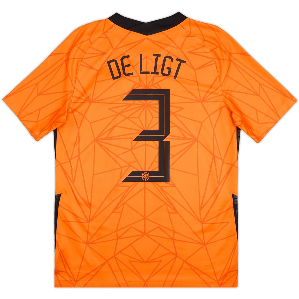 2020-21 Netherlands Home Shirt De Ligt #3 - 10/10 - (M)