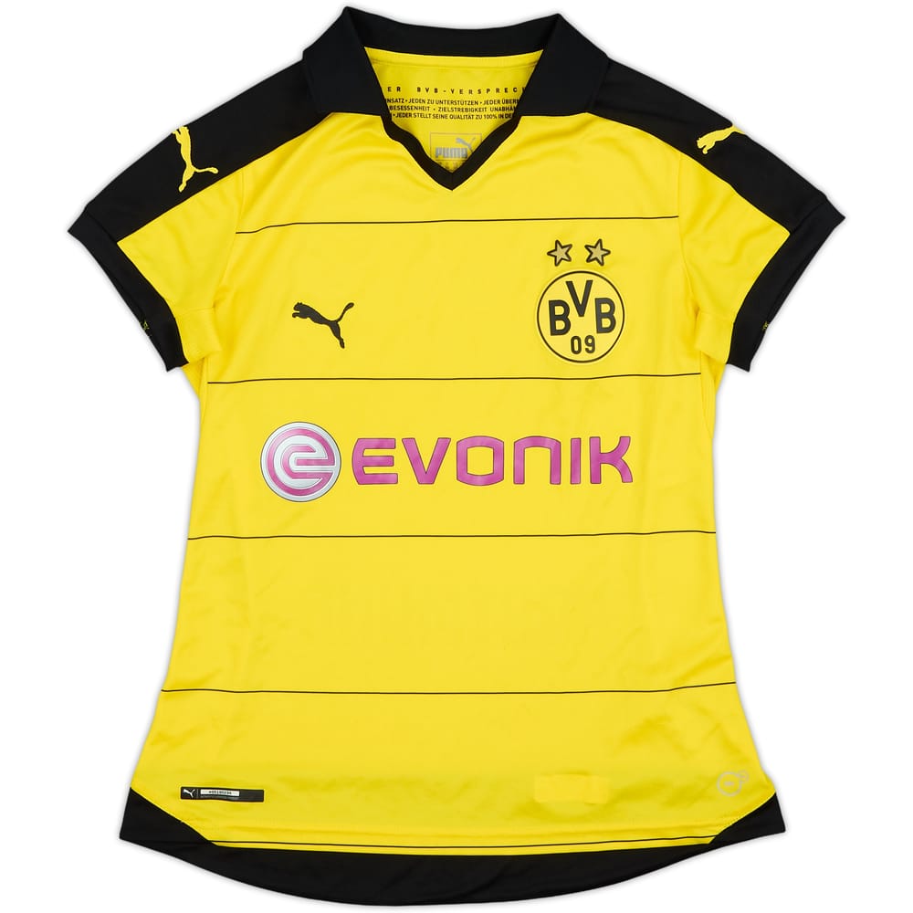 2015-16 Borussia Dortmund Home Shirt - 7/10 - (Women's S)
