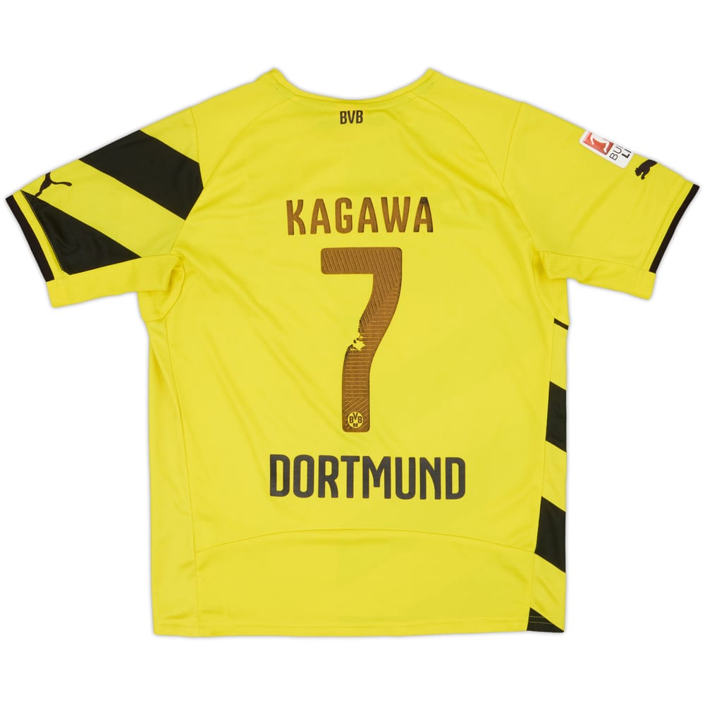 2014-15 Borussia Dortmund Home Shirt Kagawa #7 - 5/10 - (L.Boys)