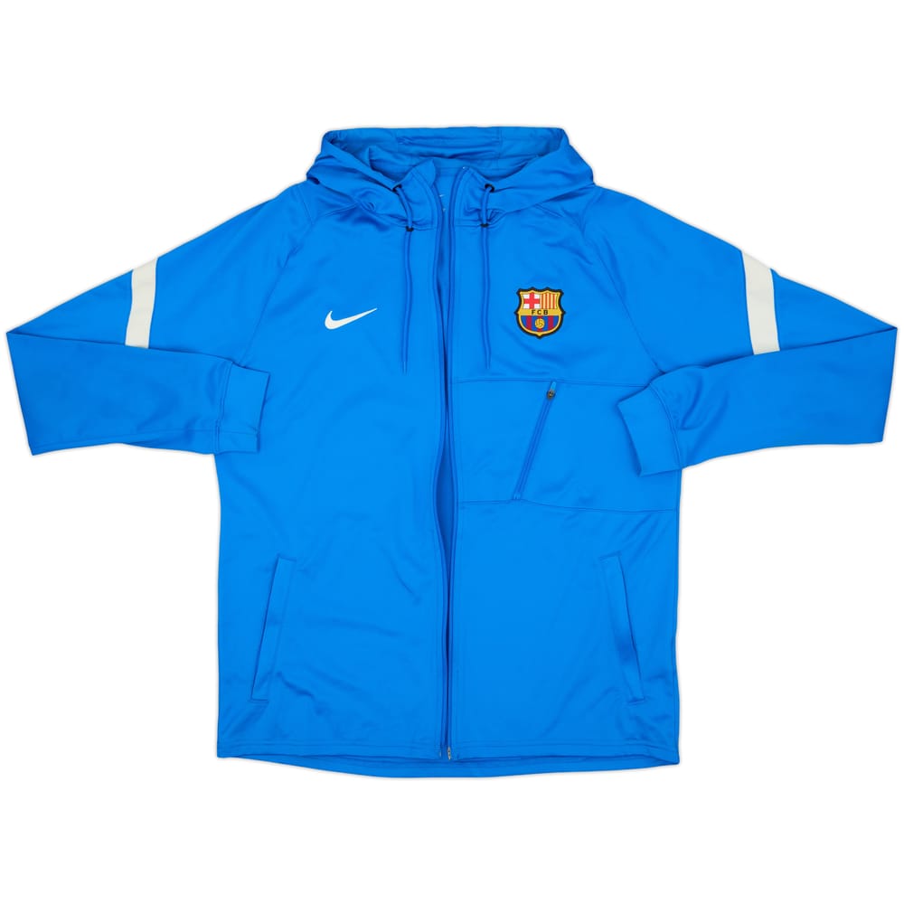 2021-22 Barcelona Nike Hooded Track Jacket - 3/10 - (L)
