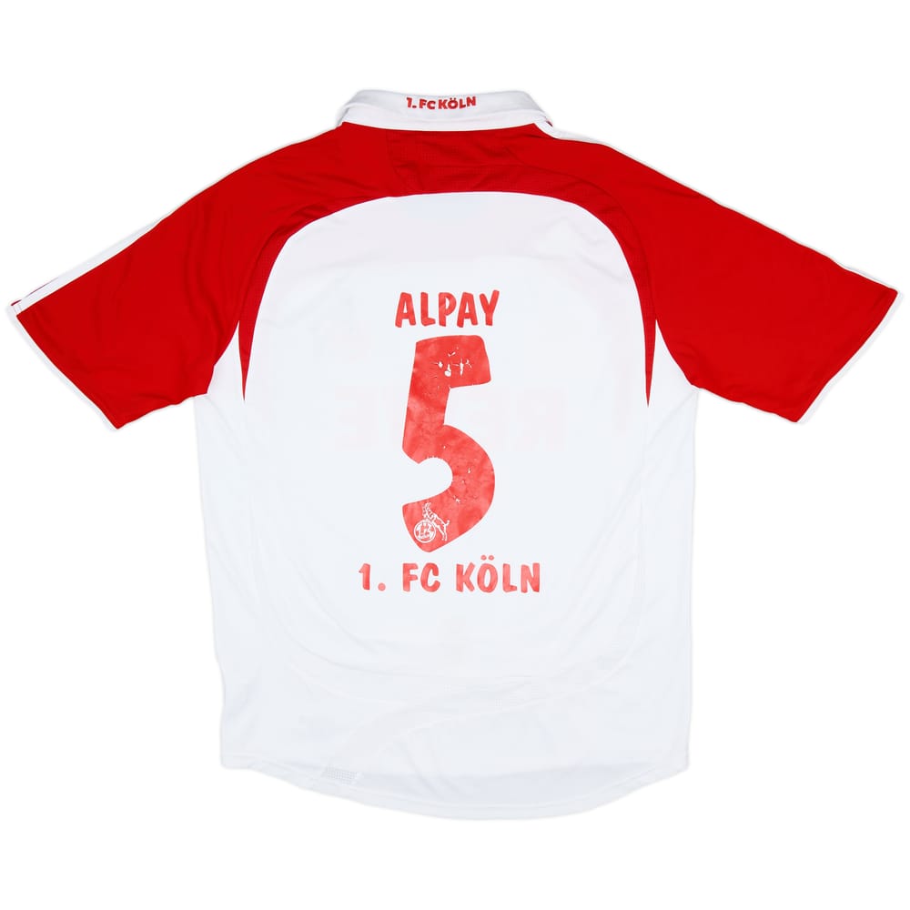 2007-08 FC Koln Away Shirt Alpay #5 - 6/10 - (L)