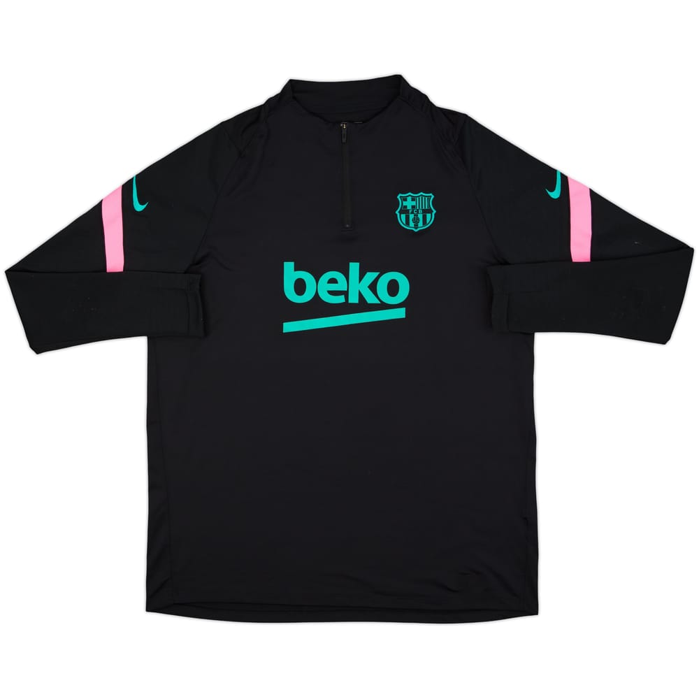 2020-21 Barcelona Nike 1/4 Zip Drill Top - 8/10 - (XL)