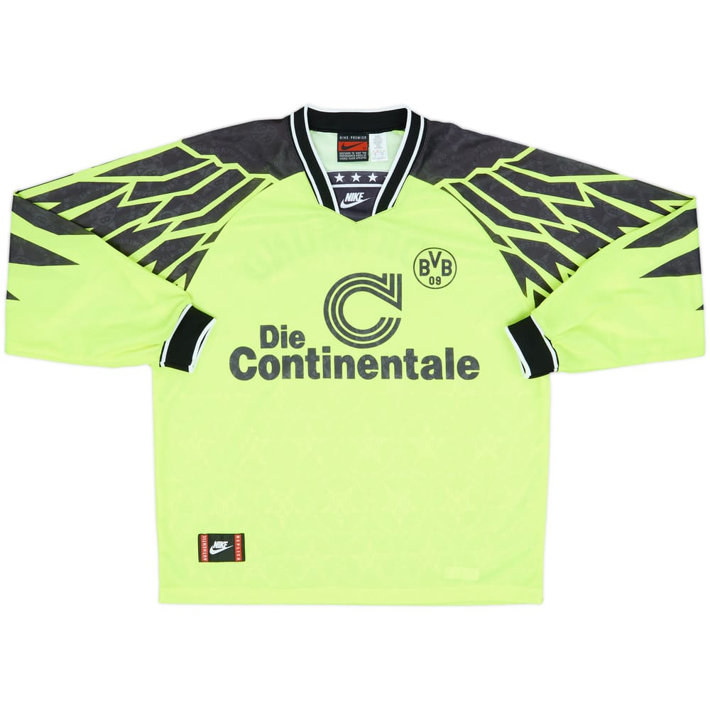 1994-95 Borussia Dortmund Home L/S Shirt - 10/10 - (XL)