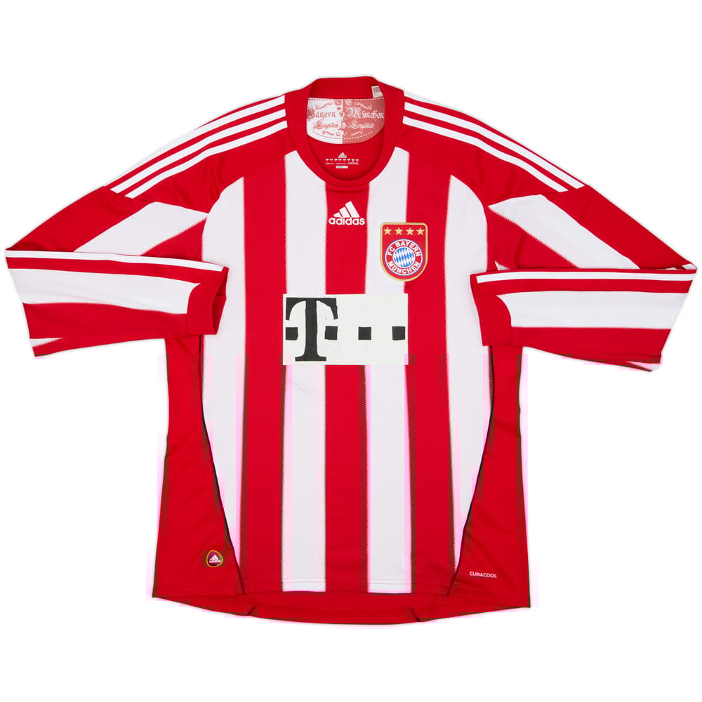 2010-11 Bayern Munich Home L/S Shirt - 5/10 - (L)