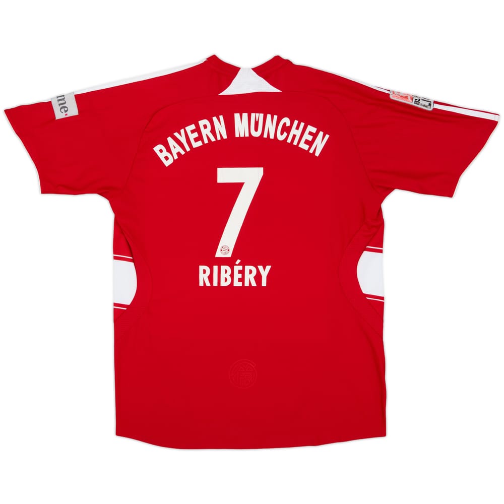 2007-08 Bayern Munich Home Shirt Ribery #7 - 6/10 - (XL.Boys)