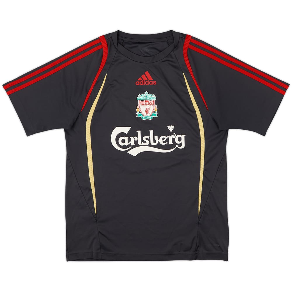 2009-10 Liverpool adidas Training Shirt - 8/10 - (S)