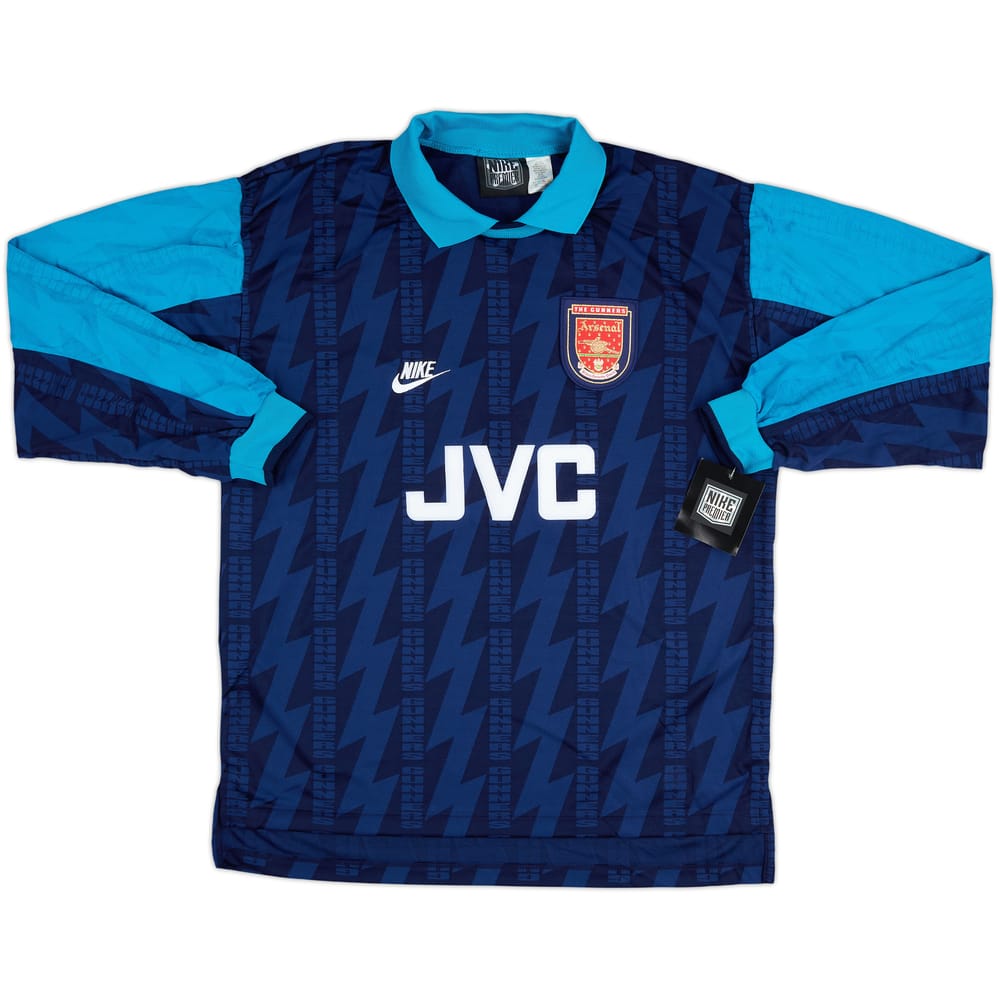 1994-95 Arsenal Player Issue Away L/S Shirt #15 (L)