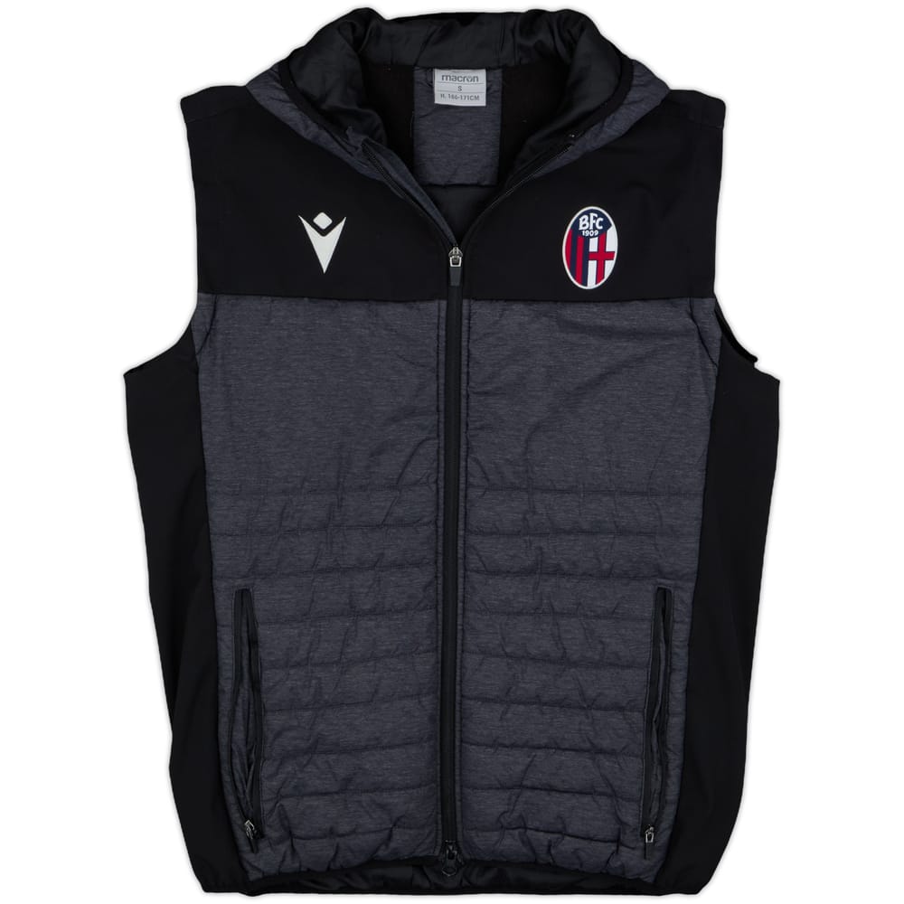 2021-22 Bologna Macron Hooded Gilet - 6/10 - (S)