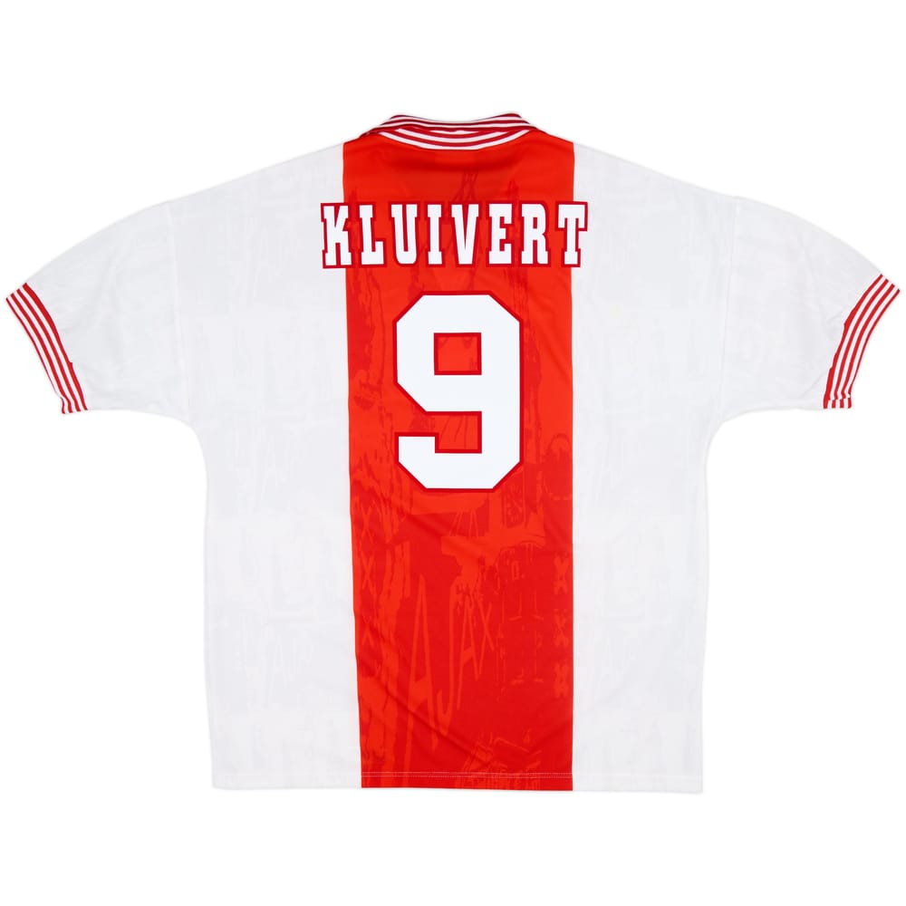 1996-97 Ajax Home Shirt Kluivert #9 - 10/10 - (XL)