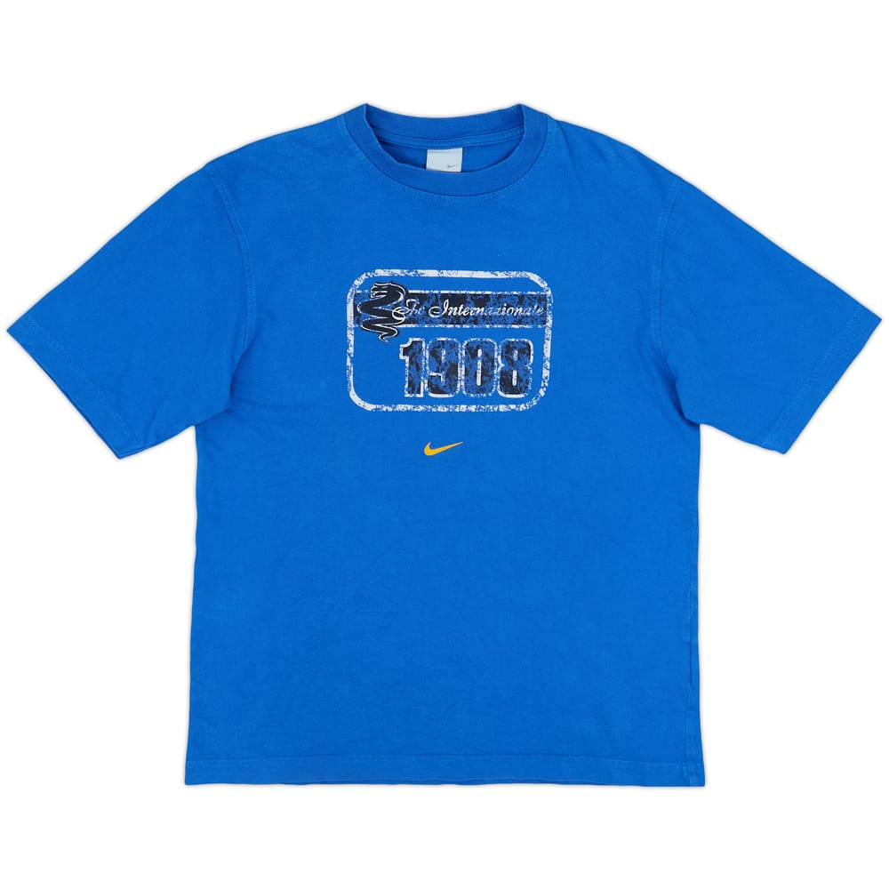 2005-06 Inter Milan Nike Cotton Tee - 6/10 - (M)