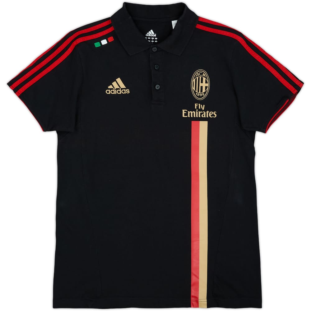 2011-12 AC Milan adidas Polo Shirt - 8/10 - (M)