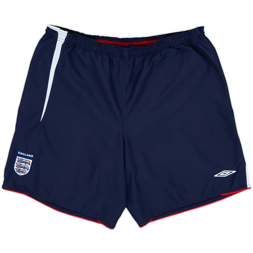 2005-07 England Home Shorts - 8/10 - (XL)