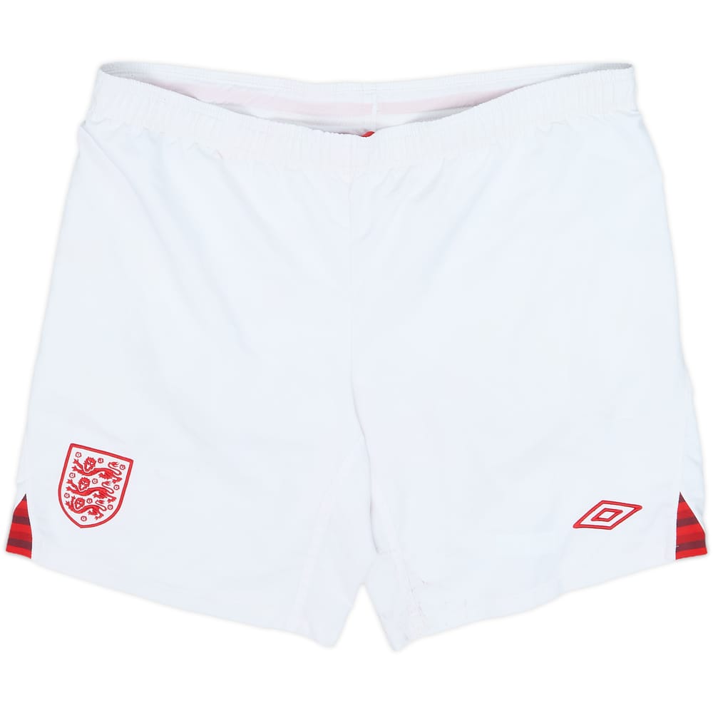 2012-13 England Home Shorts - 4/10 - (L)