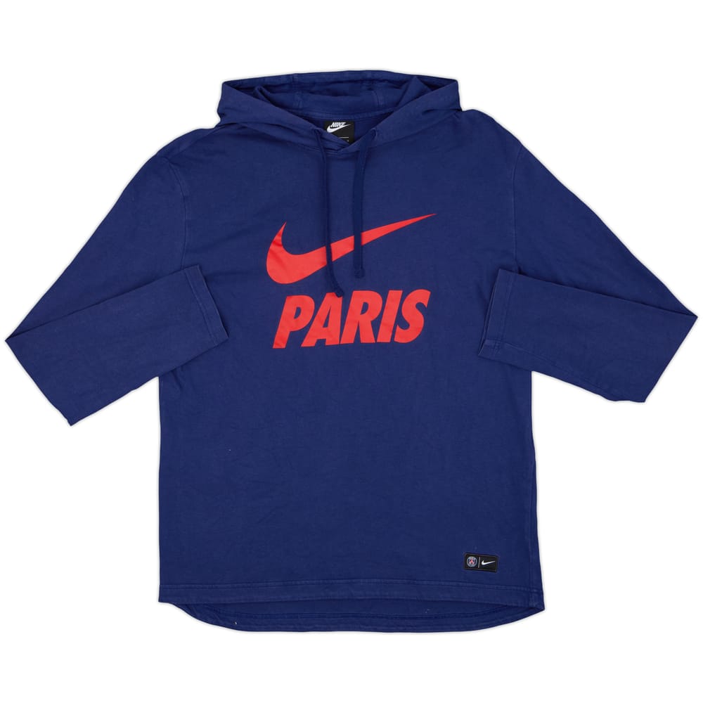 2018-19 Paris Saint-Germain Nike Hooded Sweat Top - 8/10 - (L)