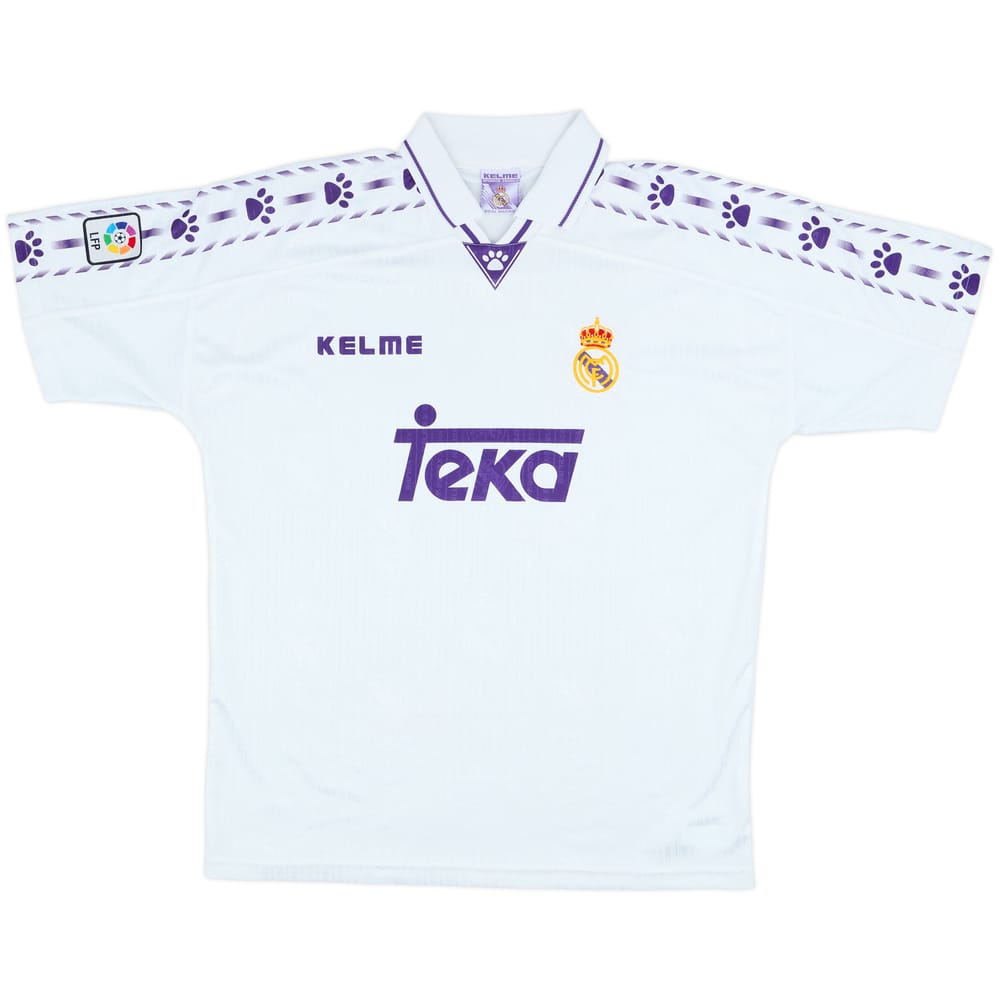 1996-97 Real Madrid Home Shirt - 8/10 - (XL)