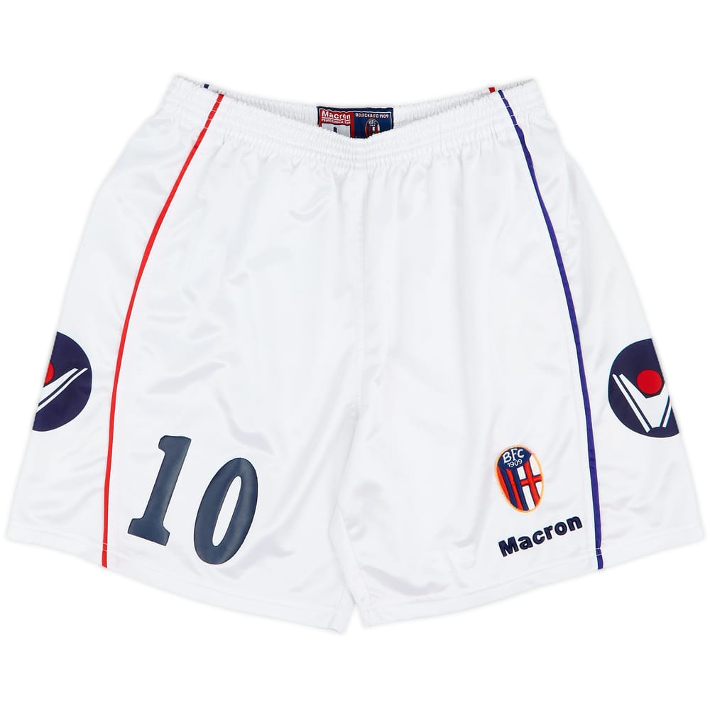 2003-04 Bologna Player Issue Away Shorts #10 - 9/10 - (L)