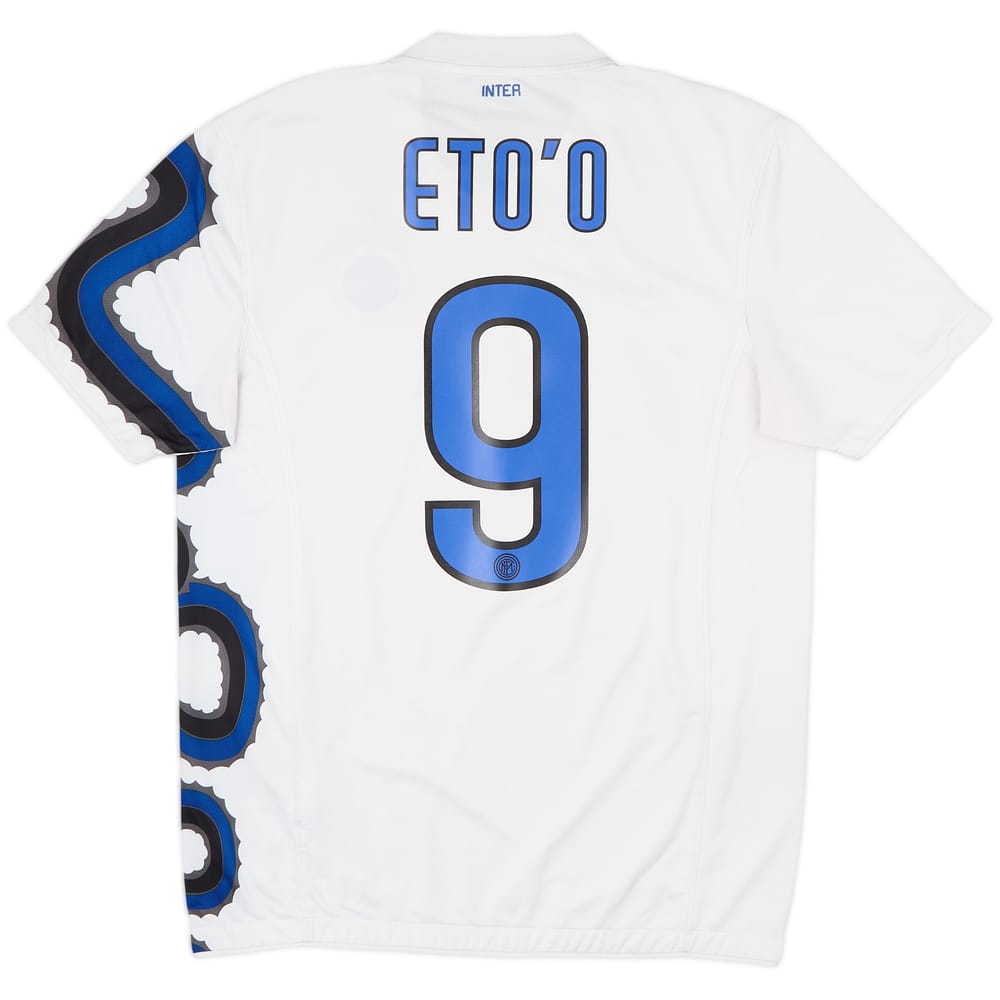 2010-11 Inter Milan Away Shirt Eto'o #9 - 7/10 - (M)