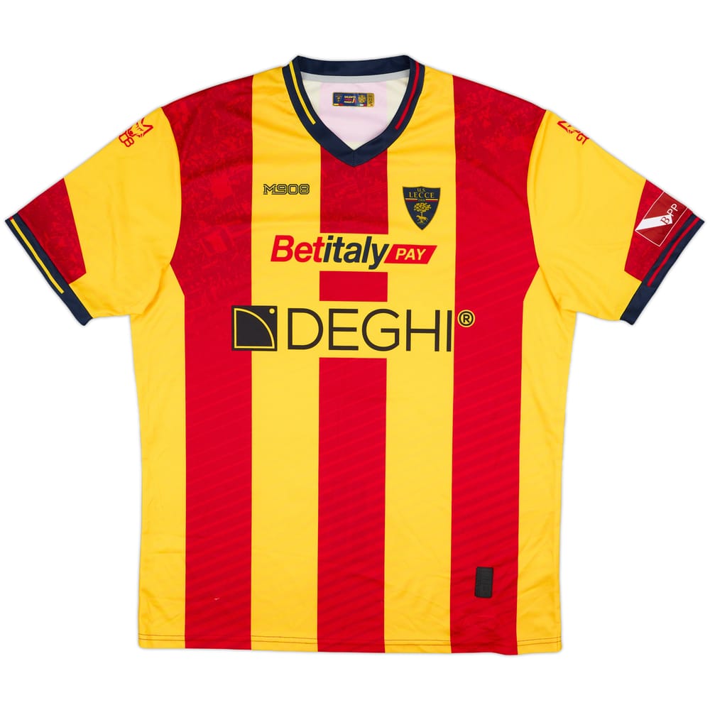2023-24 Lecce Home Shirt - 8/10 - (4XL)