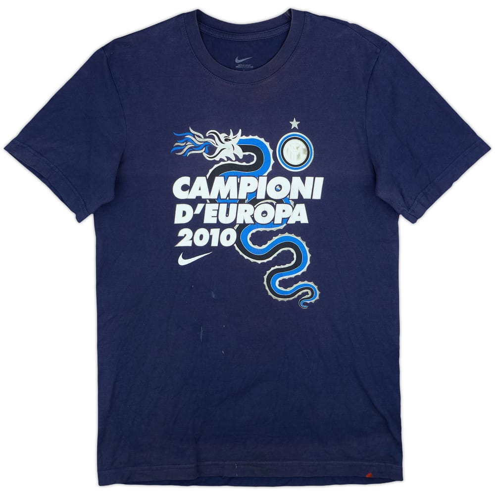 2010-11 Inter Milan Nike Cotton Tee - 4/10 - (S)