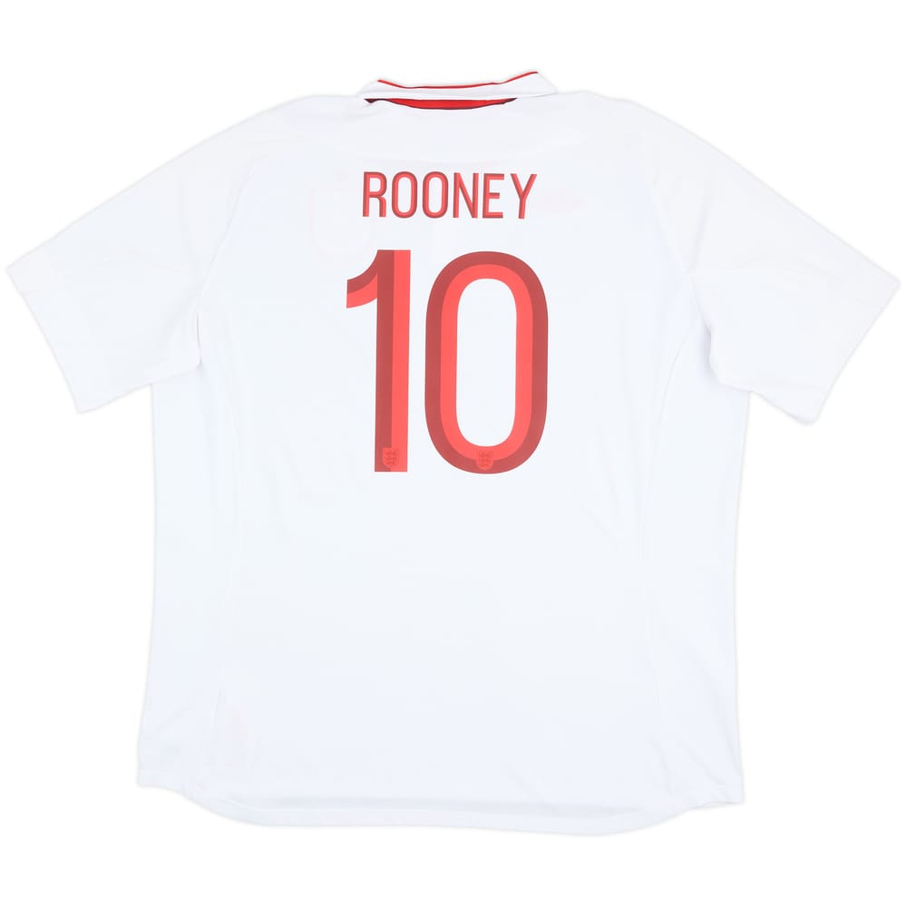 2012-13 England Home Shirt Rooney #10 - 9/10 - (3XL)