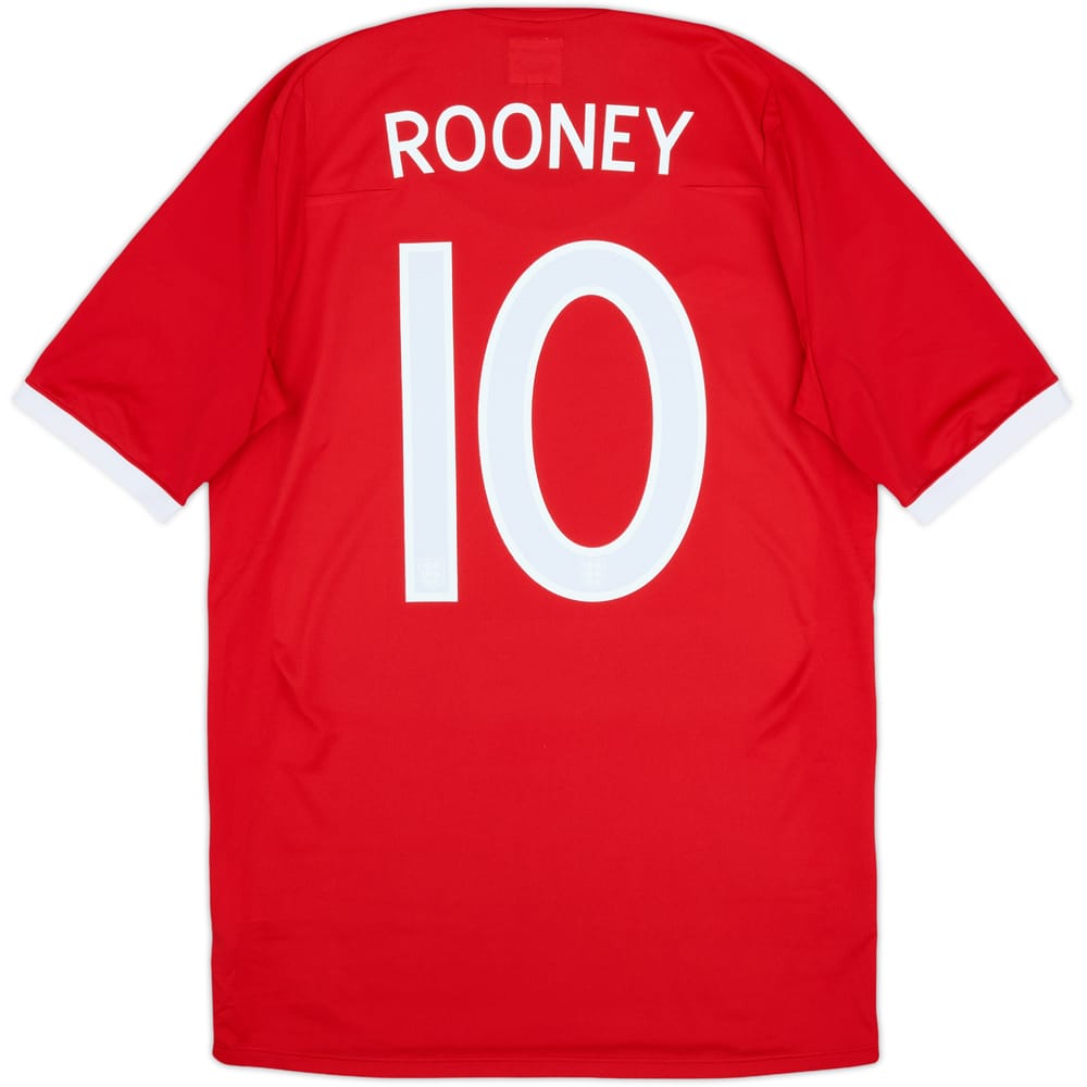 2010-11 England Away Shirt Rooney #10
