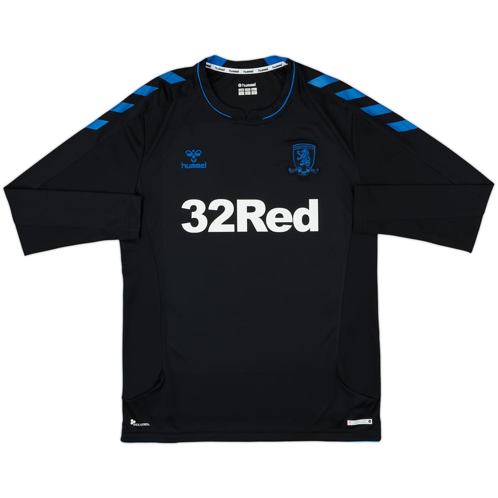 2018-19 Middlesbrough Away L/S Shirt - 10/10 - (L)