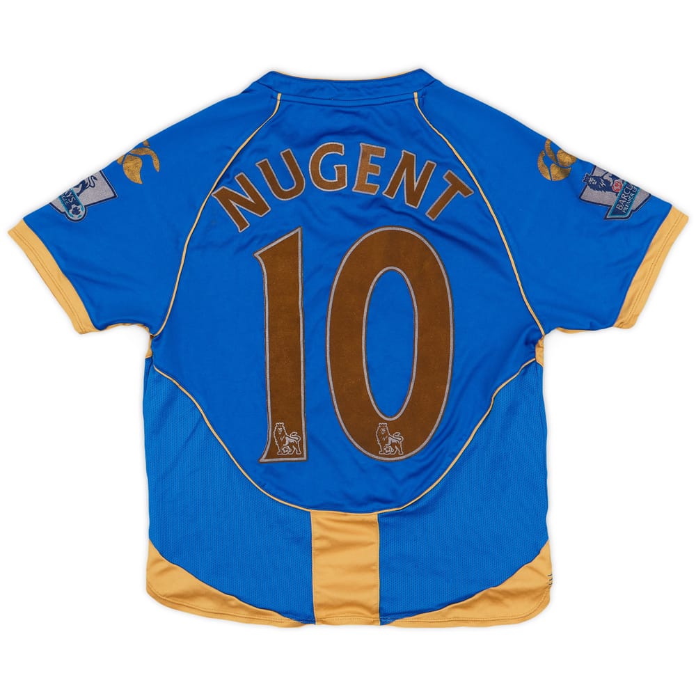 2008-09 Portsmouth Home Shirt Nugent #10 - 5/10 - (S.Boys)