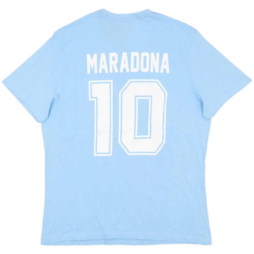 2010s Star 10 Maradona Graphic Tee Maradona #10 (L)