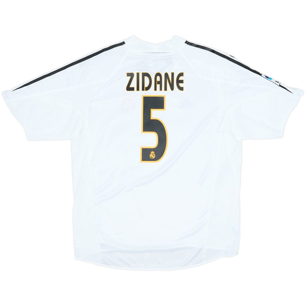 2004-05 Real Madrid Home Shirt Zidane #5 (L)