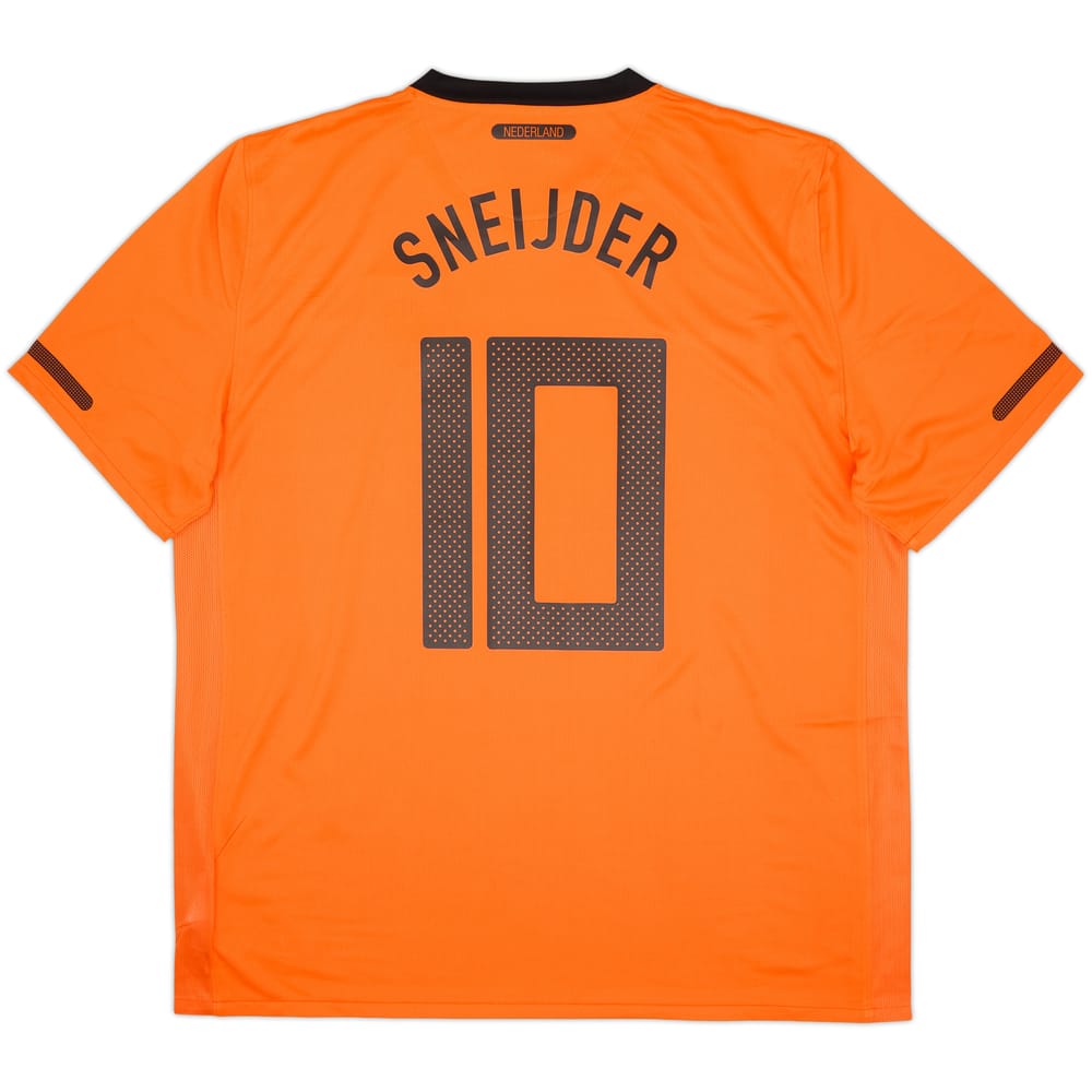 2010-11 Netherlands Home Shirt Sneijder #10 (XL)