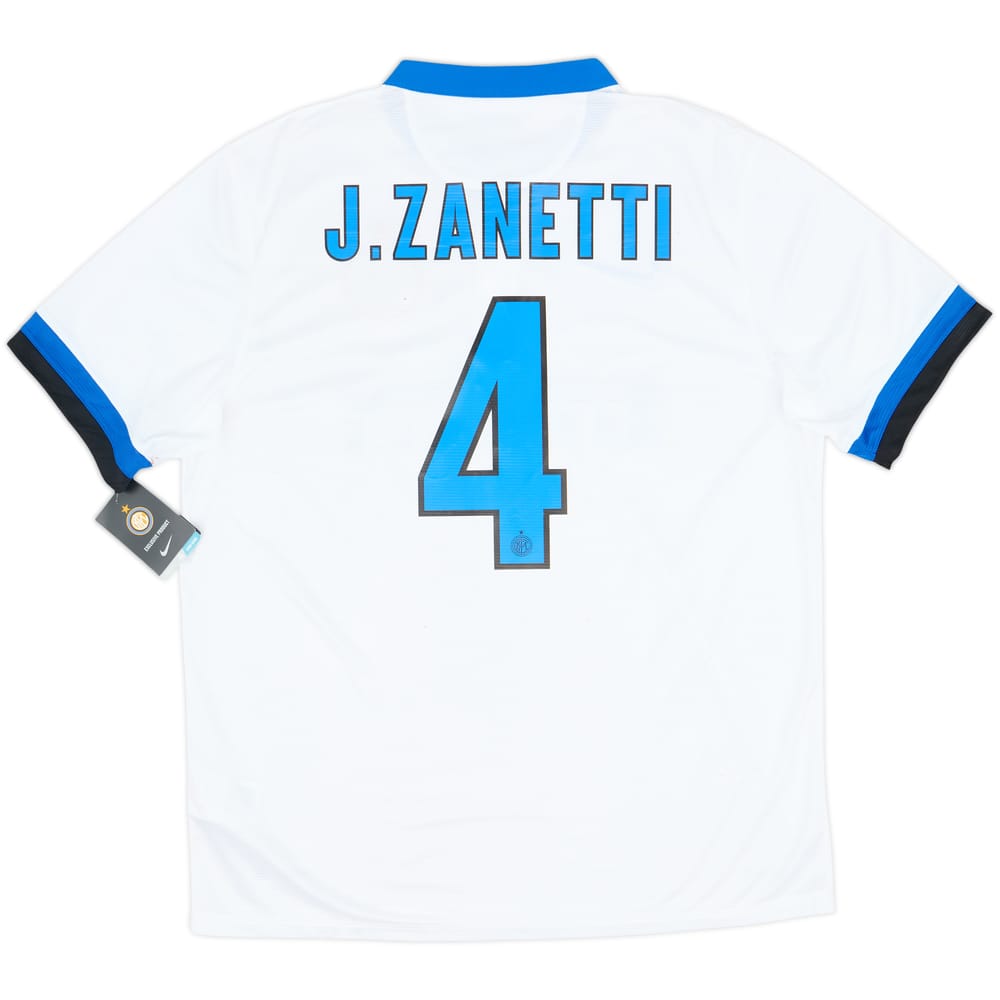 2013-14 Inter Milan Away Shirt J.Zanetti #4 (XL)