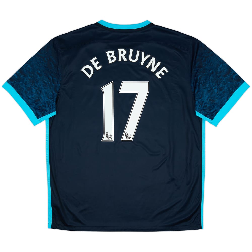 2015-16 Manchester City Away Shirt De Bruyne #17 (XL)