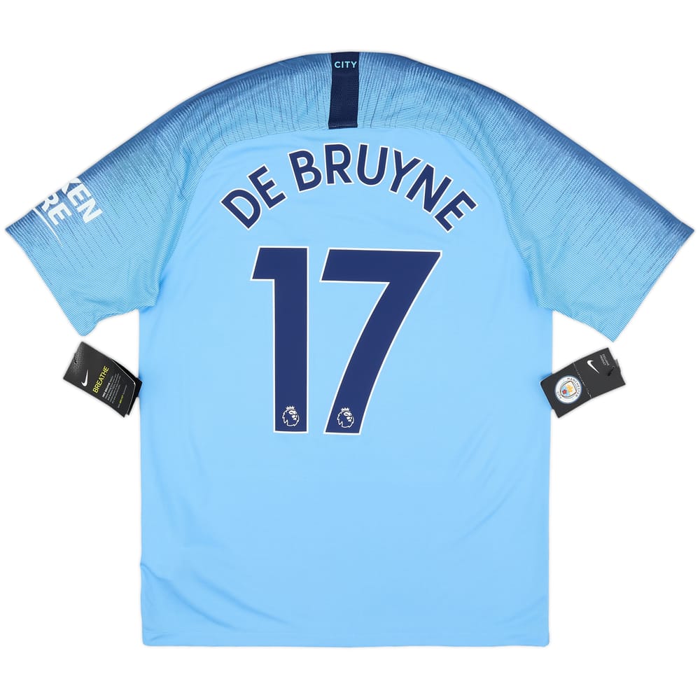 2018-19 Manchester City Home Shirt De Bruyne #17 (M)