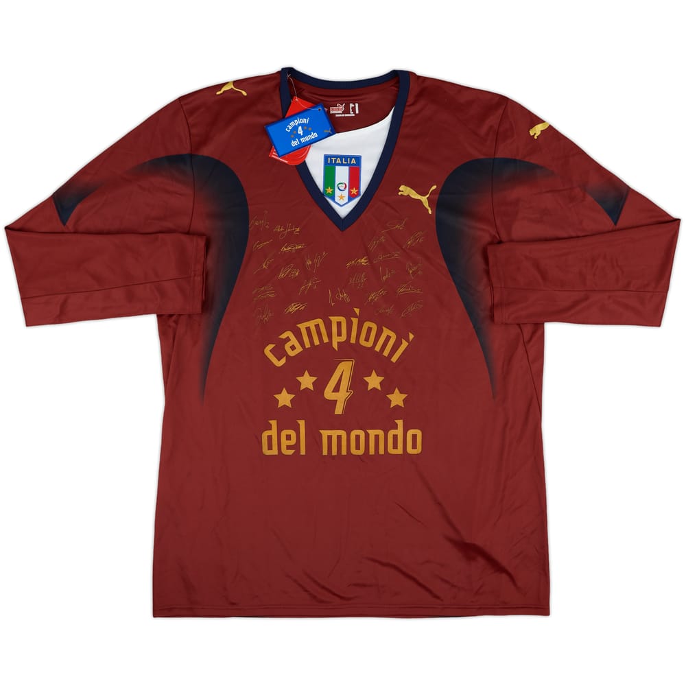 2006 Italy 'Campioni Del Mondo' 'Signed' GK Shirt (XL)