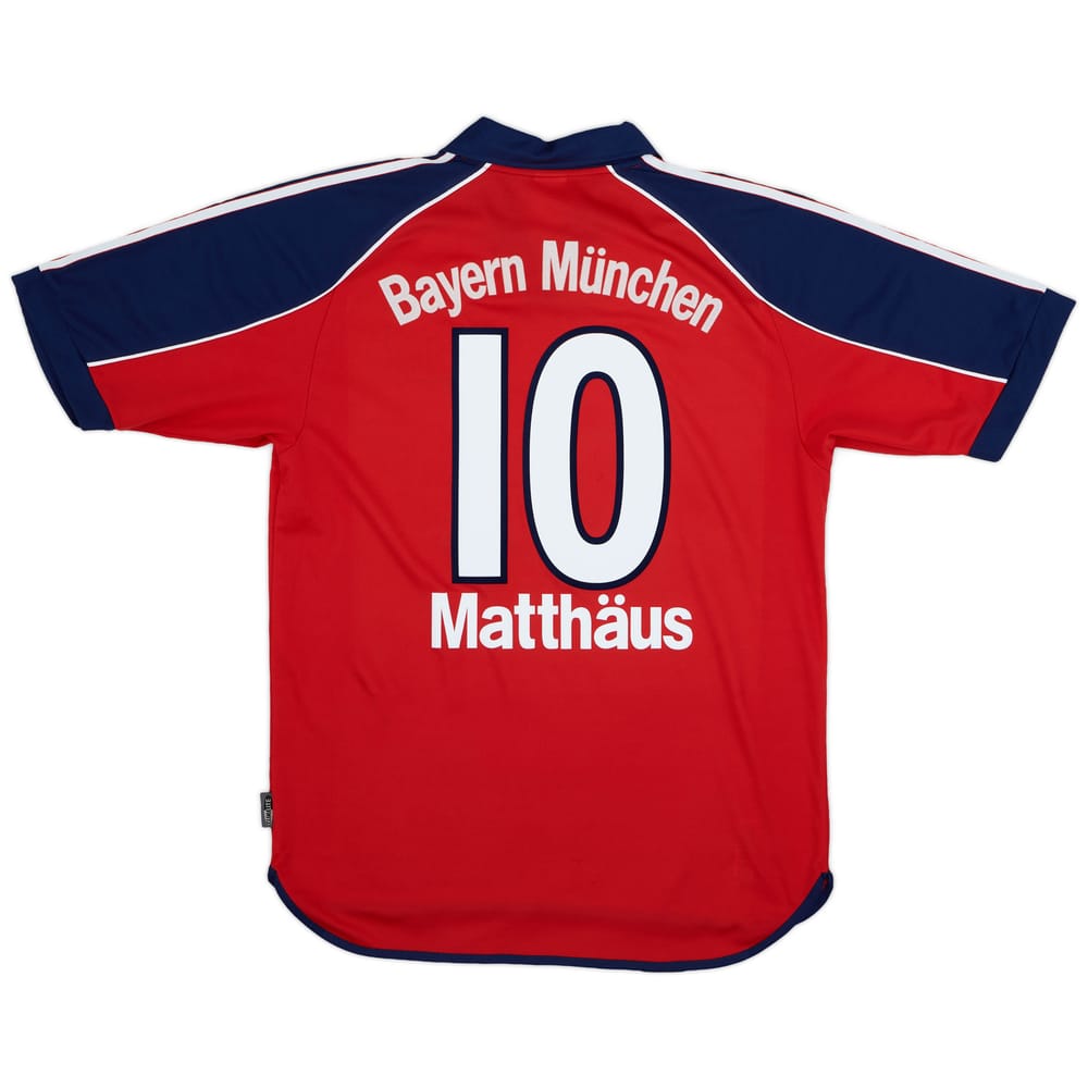 1999-01 Bayern Munich Home Shirt Matthaus #10 - 6/10 - (M)