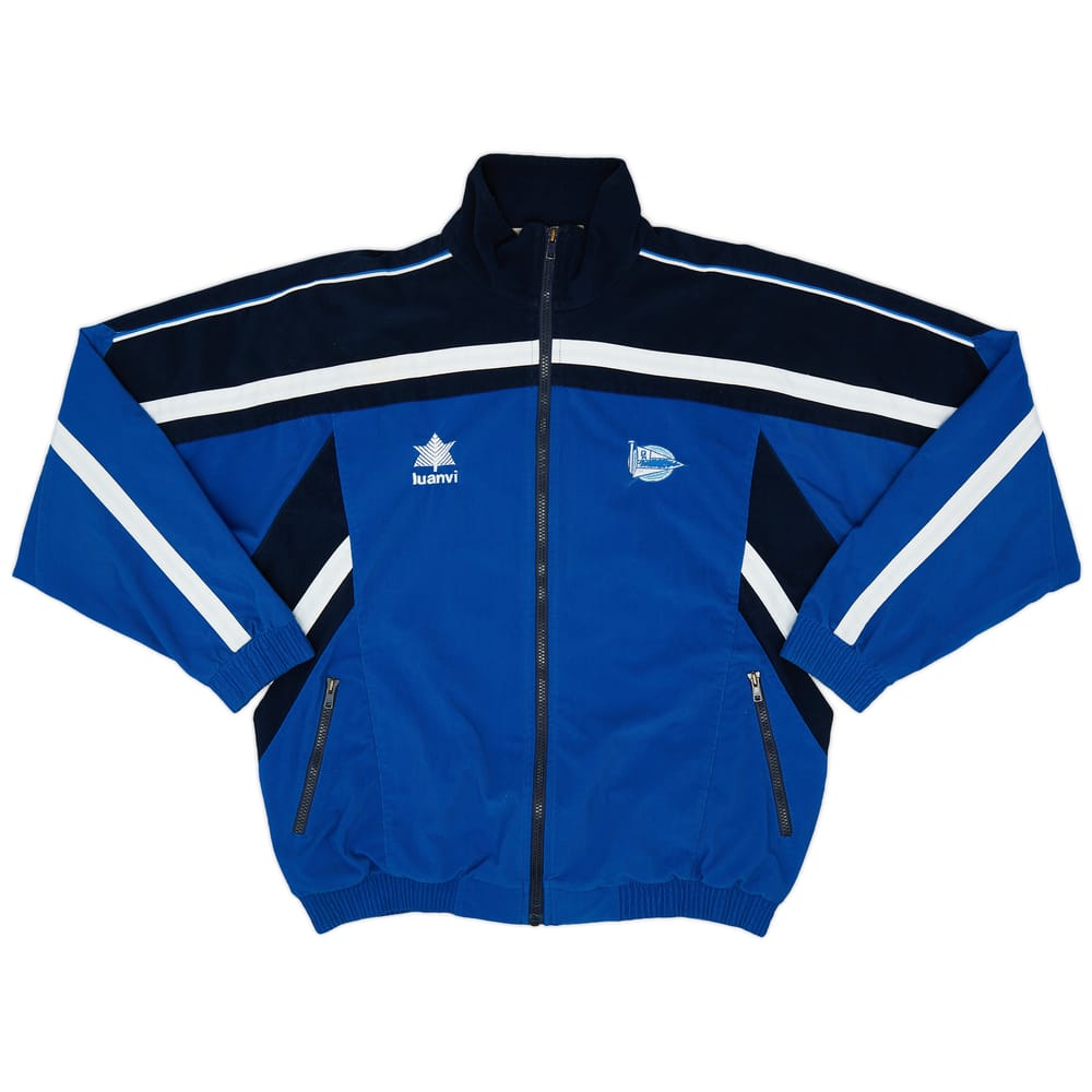 2000-01 Deportivo Alaves Luanvi Track Jacket - 9/10 - (L)