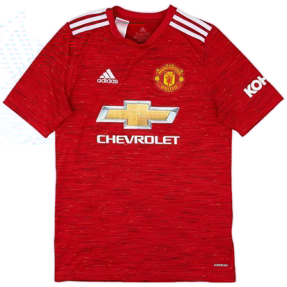 2020-21 Manchester United Home Shirt - 6/10 - (XL.Boys)