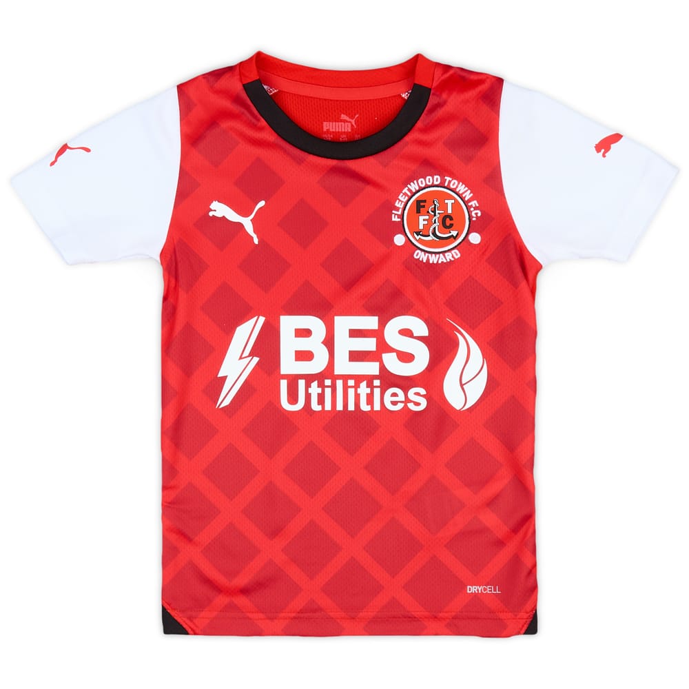 2023-24 Fleetwood Town Home Shirt (XS.Kids)