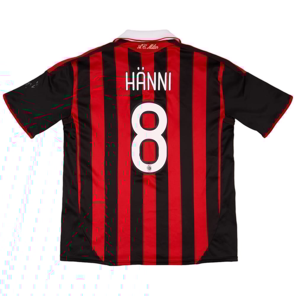2009-10 AC Milan Home Shirt Hanni #8 - 6/10 - (XL)