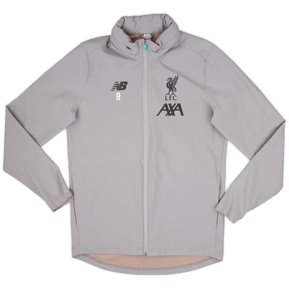 2019-20 Liverpool New Balance Player Issue Hooded Rain Jacket #8 - 8/10 - (M)